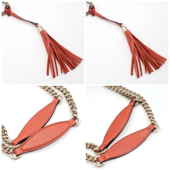 100% Authentic Gucci Soho on Chain Medium Leather Shoulder Bag - Picture 12 of 16